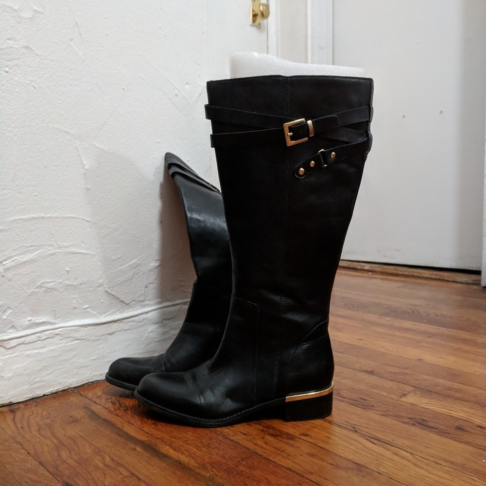 Franco Sarto leather boots (wide calf)